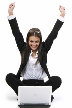 Woman on Laptop