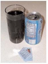 An average American consumes more than fifty pounds of artificial sweeteners per year, which is a 300 percent increase since 1965. Much of the increase is due to the popularity of diet soft drinks. [Photograph by Kelly A. Quin. Reproduced by permission.]