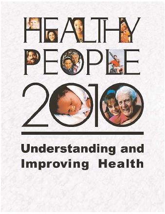 Healthy People 2010 describes ten leading health indicators (LHIs) that reflect important health concerns for U.S. citizens. The LHIs, which include physical activity, mental health, and substance abuse, among others, are accompanied by a set of objectives designed to improve Americans' health. [I.Q. Solutions. Reproduced by permission.]