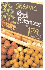 Fresh produce is the top-selling organic food, but organic dairy products are rapidly gaining popularity. Organic foods can be significantly more expensive than their conventionally grown counterparts, and research has not proven that health reasons alone justify their cost. [AP/Wide World Photos. Reproduced by permission.]