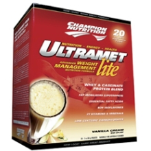 Champion Nutrition Ultramet Lite 20pks, Chocolate