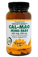 Country Life Cal-Mag Complex 1000/500 mg (90 tabs)