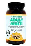 Country Life Chewable Adults Multi (60 wafers)