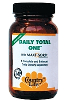 Country Life Daily Total One A Day w/iron (60 vegi)