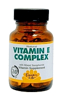 Country Life Vitamin E Complex (180 softgels)