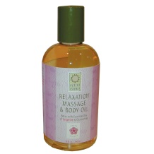 Desert Essence Relaxation Massage & Body Oil 8oz