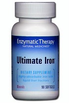 Enzymatic Therapy Ultimate Iron 90 softgels