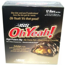 ISS Oh Yeah! Bars 12/Box, Peanut Butter Strawberry
