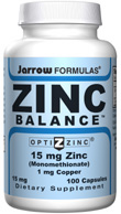 Jarrow Zinc Balance 15 mg (100 caps)