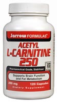 Acetyl L-Carnitine 250mg, 120 caps