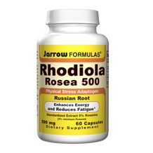 Jarrow Rhodiola Rosea 500 mg,  60 caps