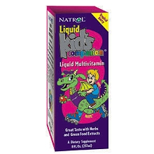 Natrol Kid's Liquid Multi (8 oz) Tropical Berry