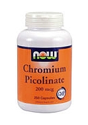 Now Foods Chromium Picolinate 200 mcg (100 caps)