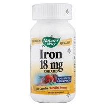 Nature's Way Iron 18 mg, 100 caps