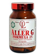 Olympian Labs Aller G Formula 25, 75 caps