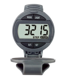 348 Flashing Safety Light Pedometer